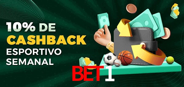 10% de bônus de cashback na Bet1